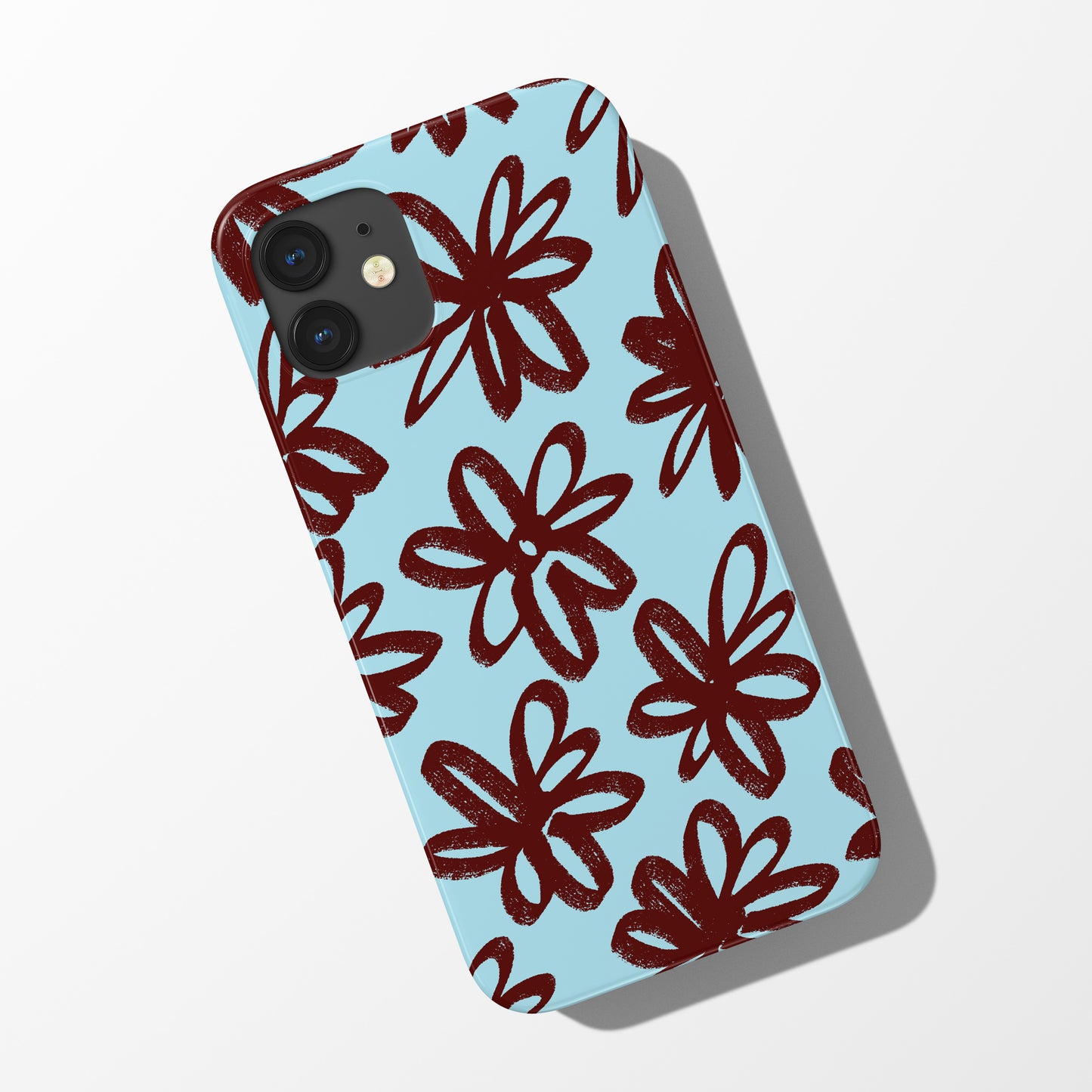 Daisy Scribble Phone Case