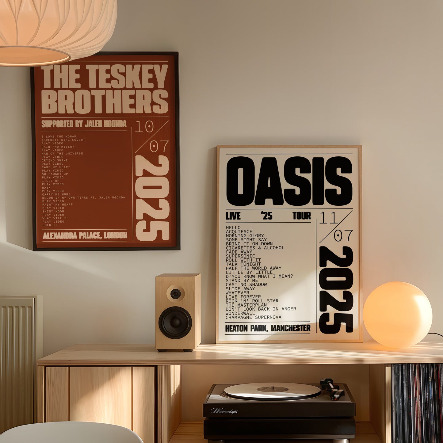 Custom Gig Poster (Framed)