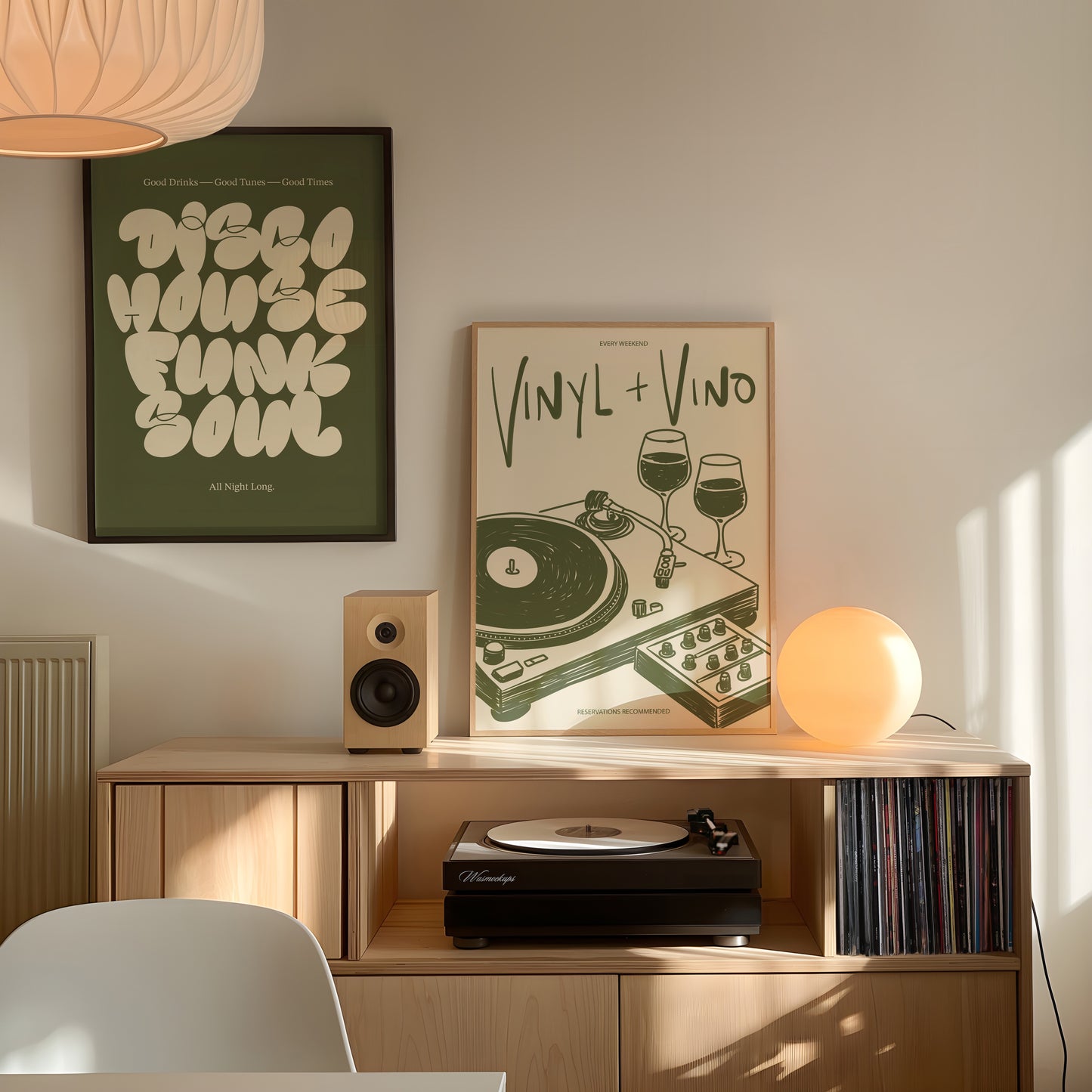 Vinyl + Vino Print
