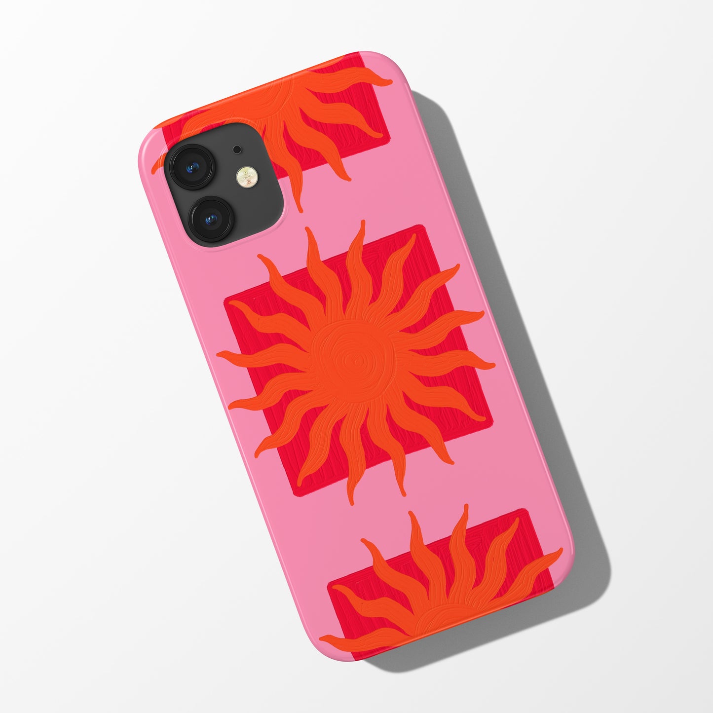 Sun Oil Print Phone Case