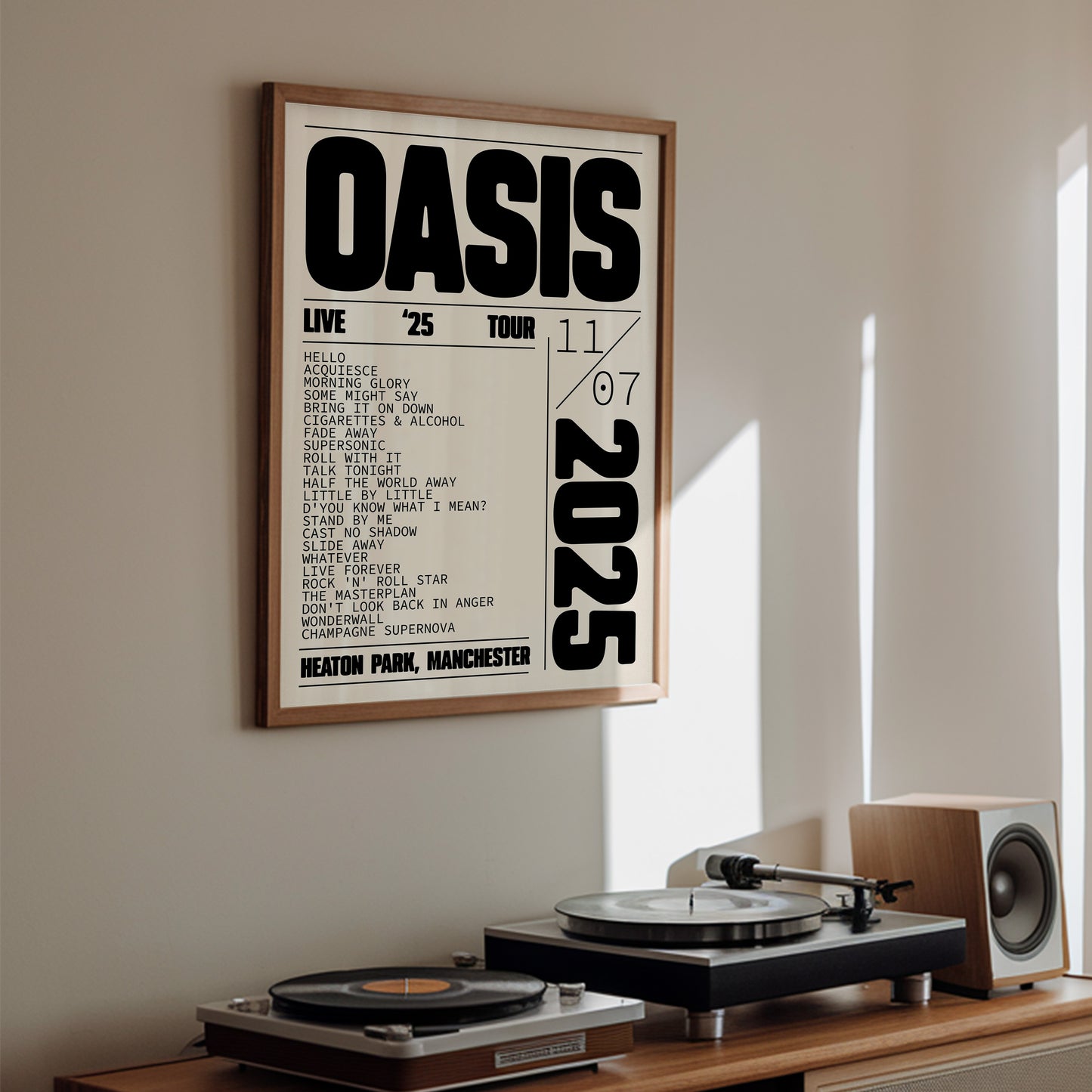 Custom Gig Poster (Framed)