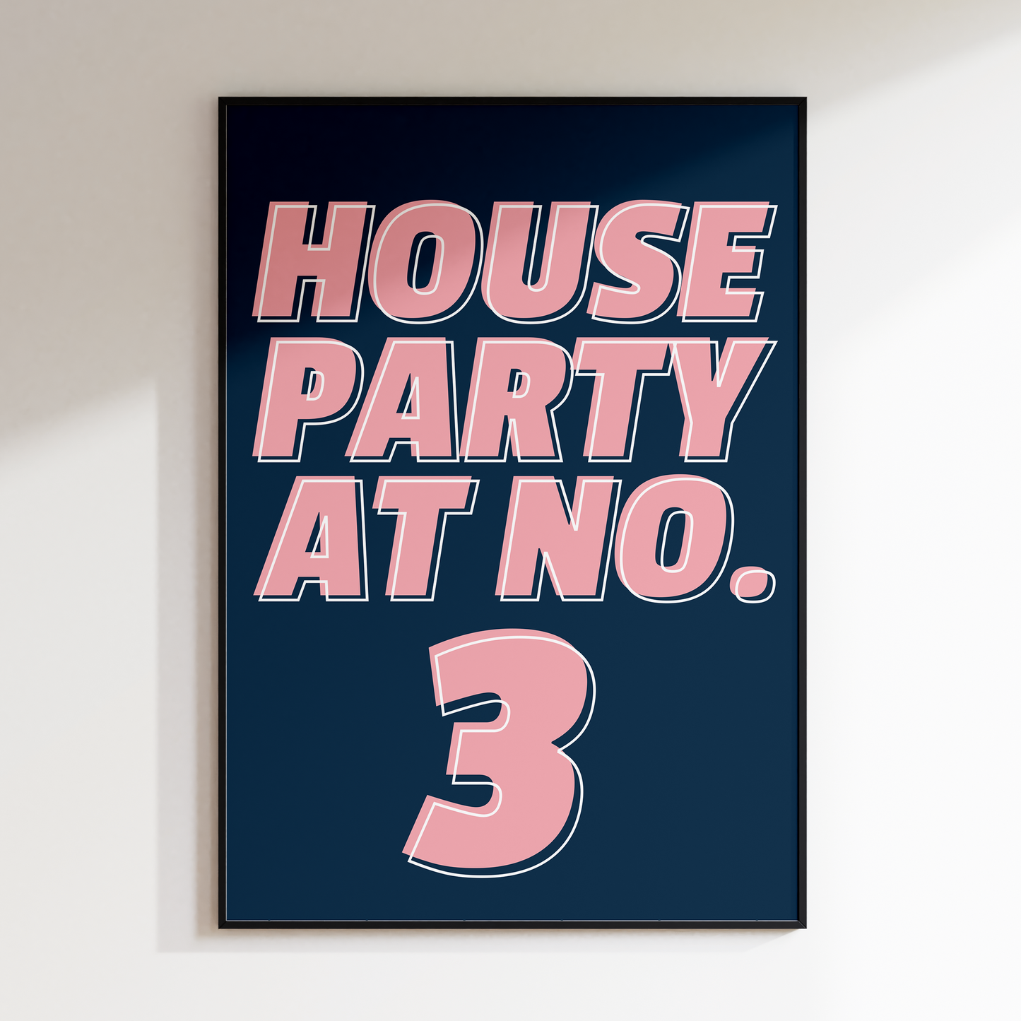 Personalised House Party Print