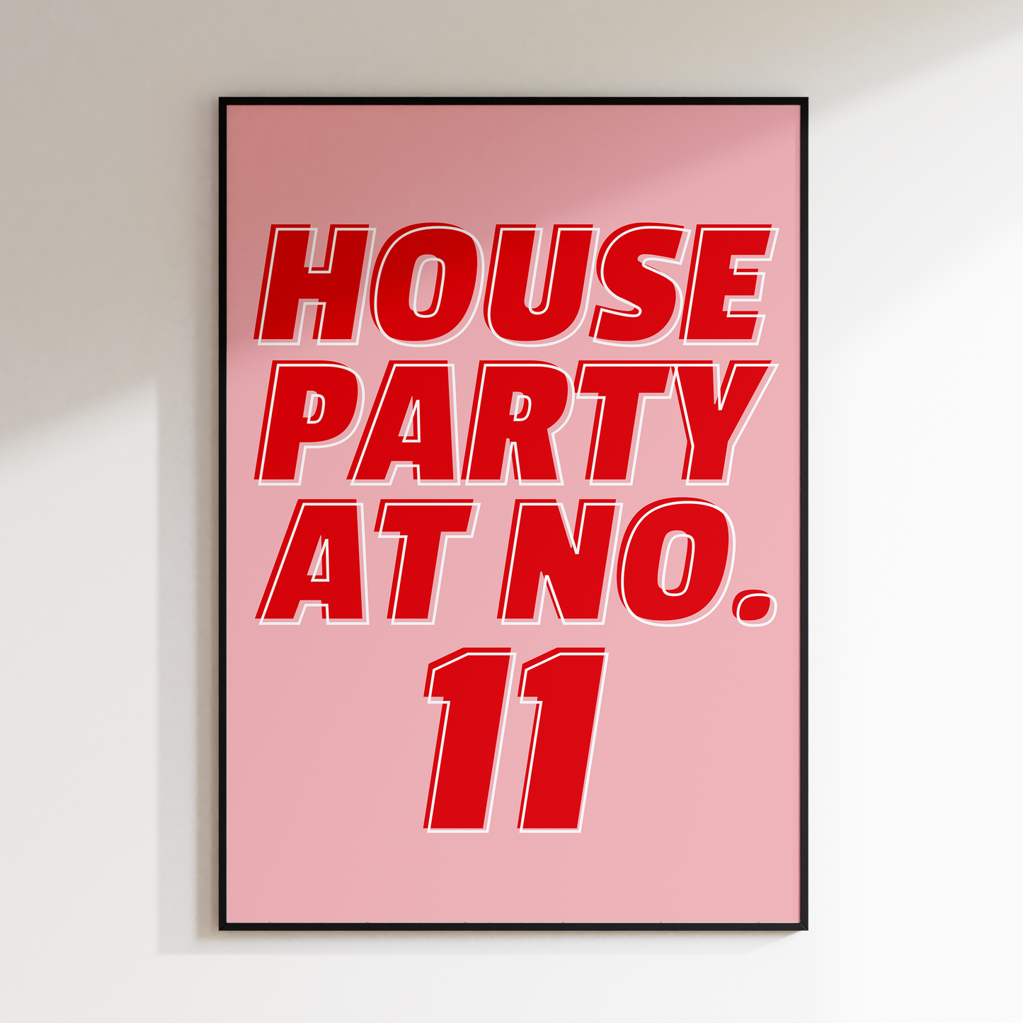 Personalised House Party Print