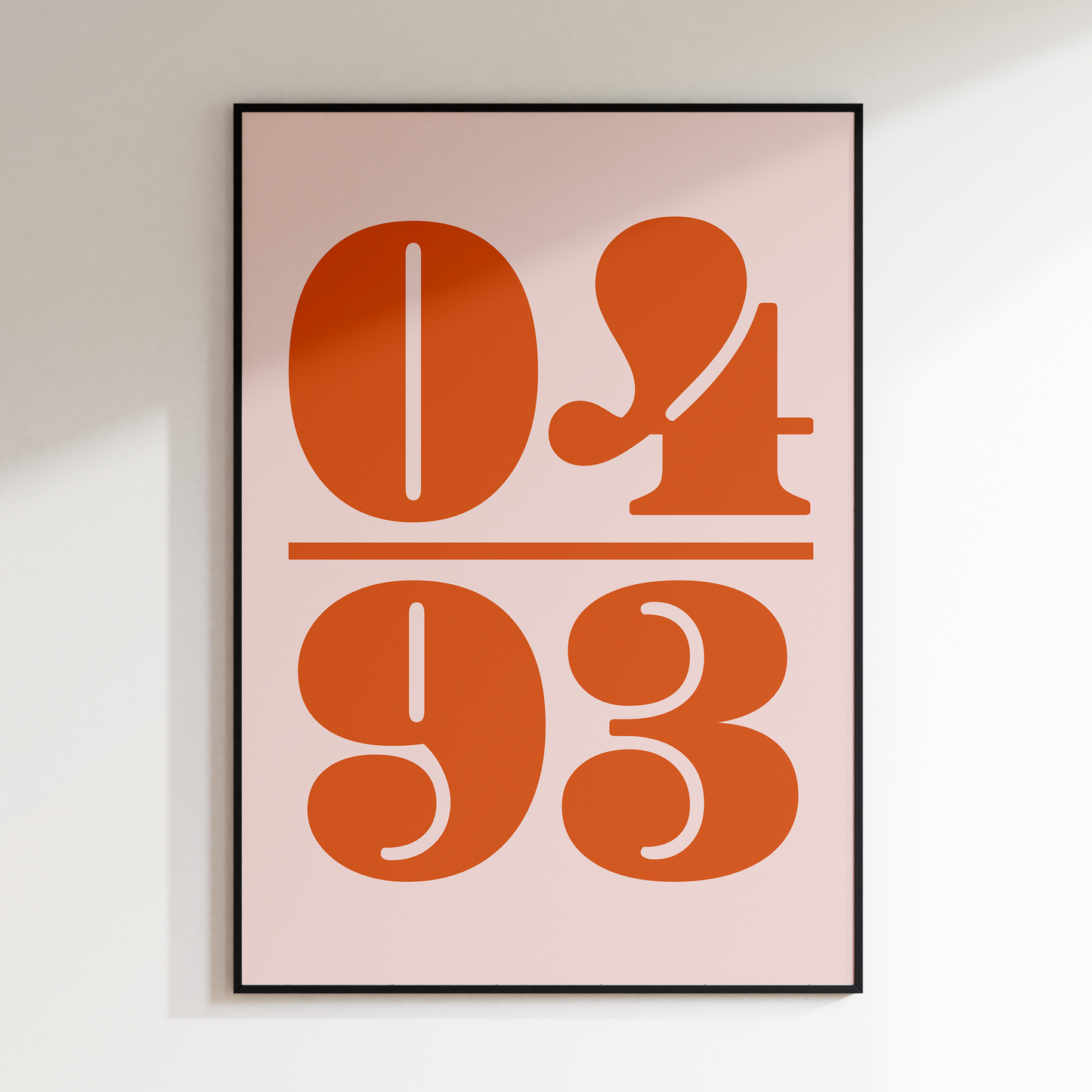 Personalised Date Print