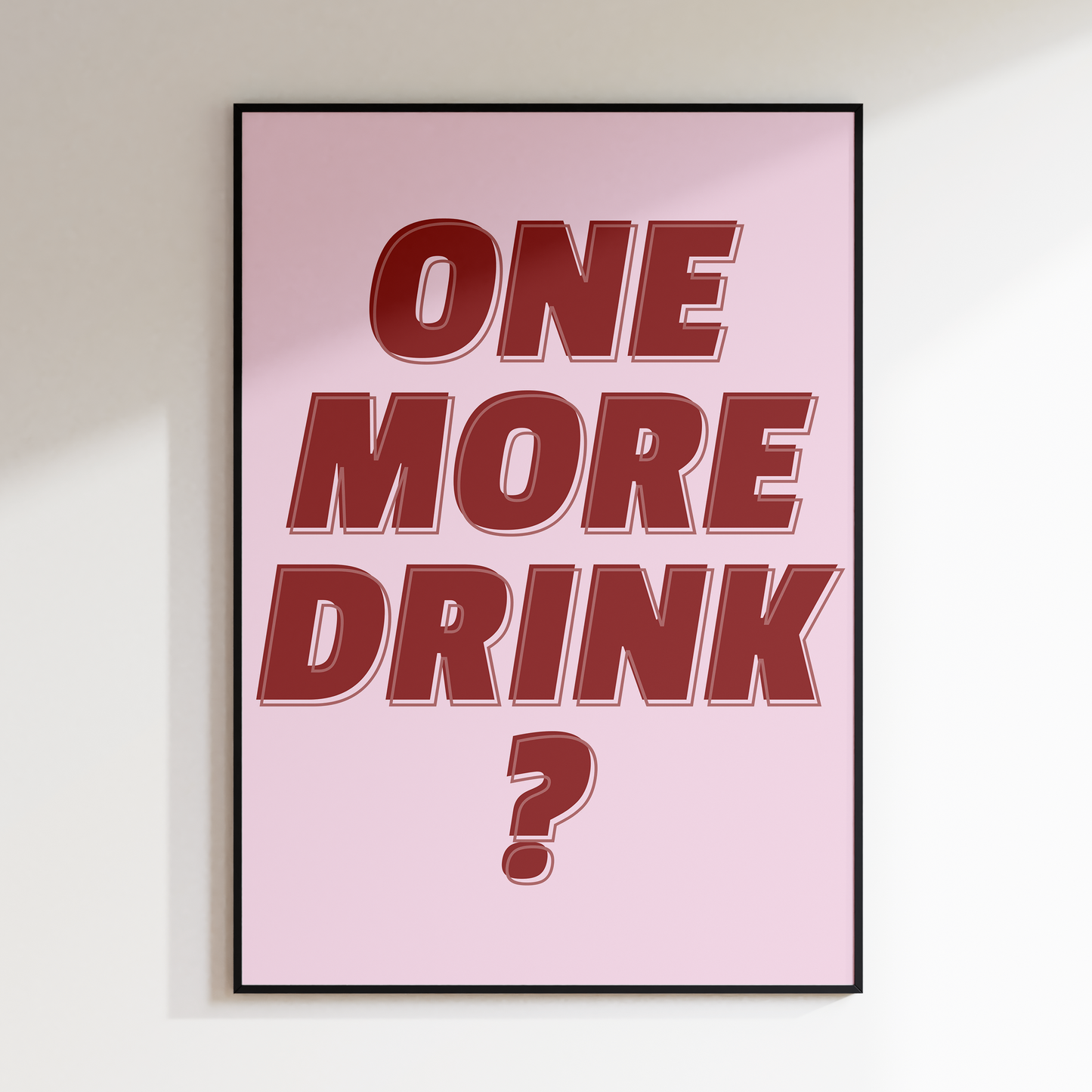 One More Drink?