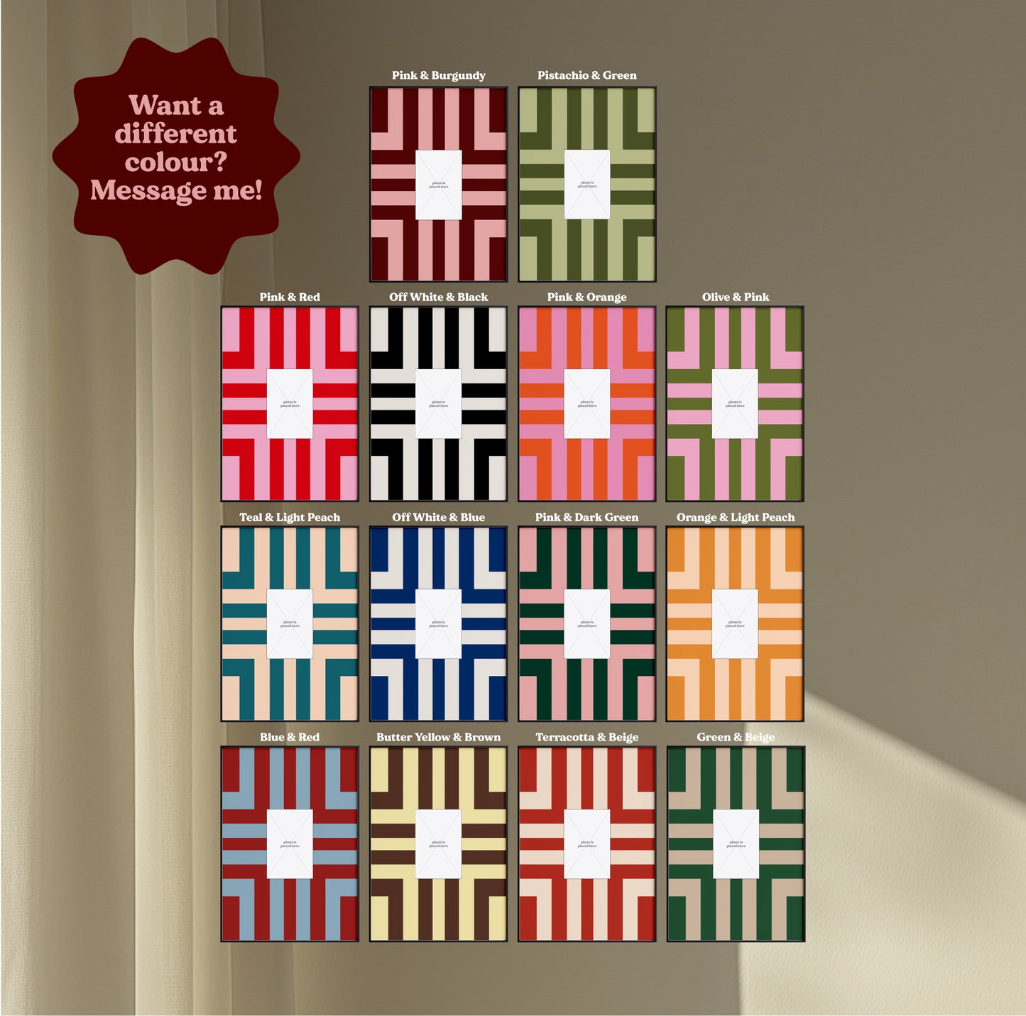 Personalised Border Photo Print