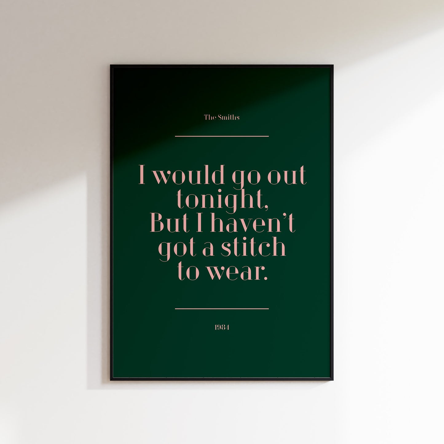 Custom Lyric / Quote Print
