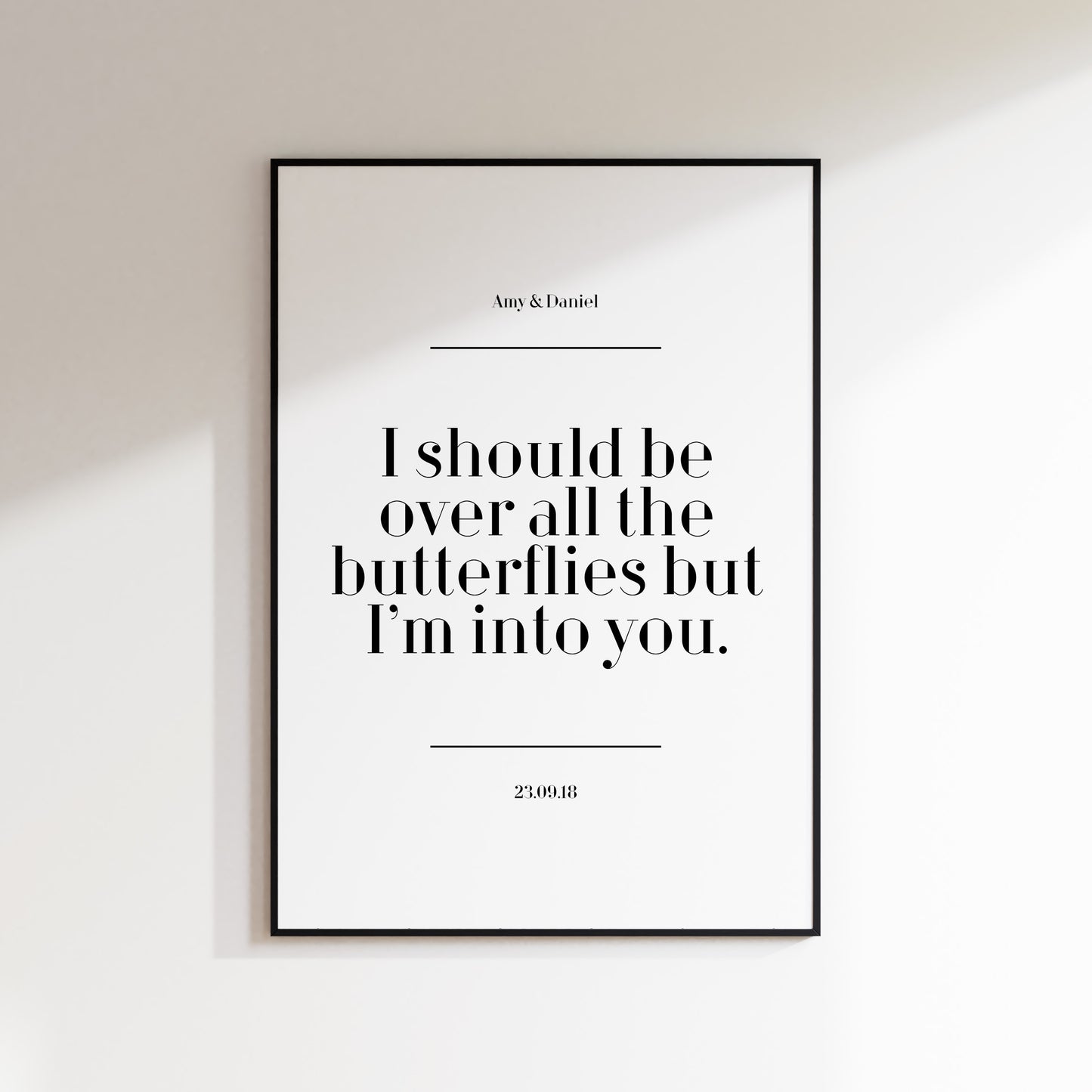 Custom Lyric / Quote Print