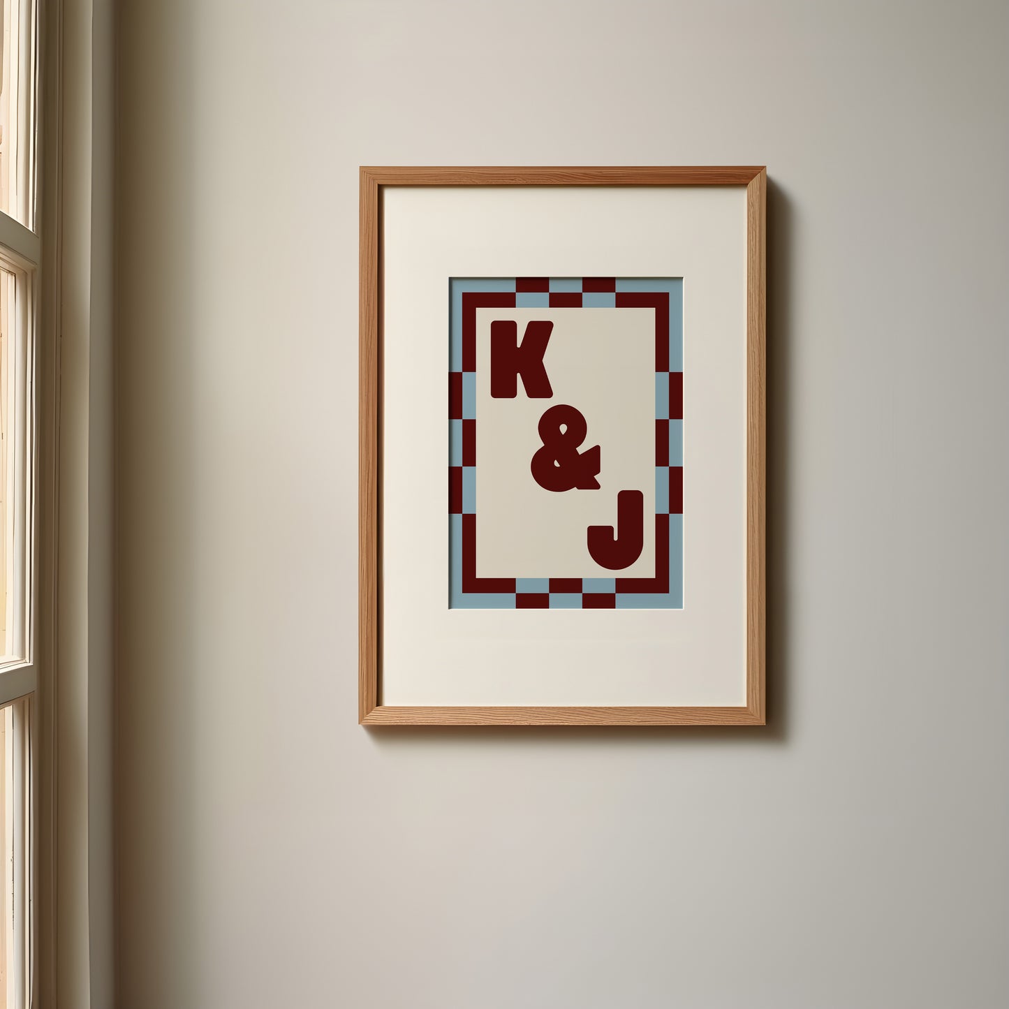 Custom Letter Initial Print (Unframed)