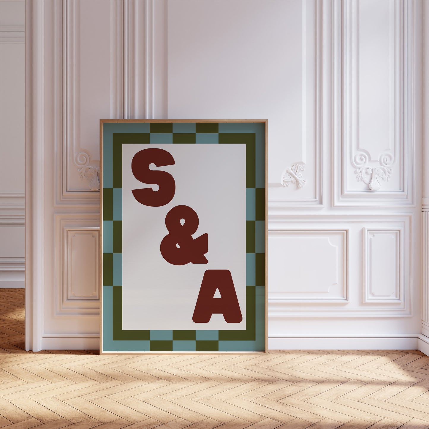Custom Letter Initial Print (Unframed)