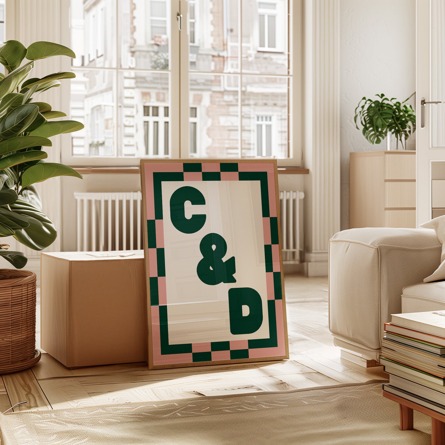 Custom Letter Initial Print (Unframed)