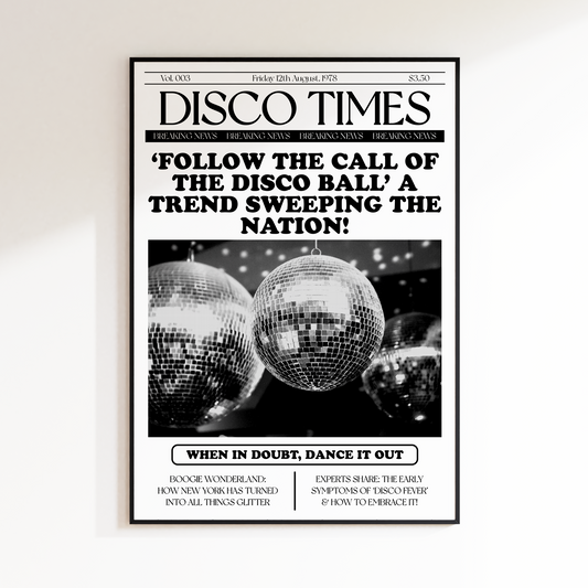Disco Times Newspaper 'Follow The Call'