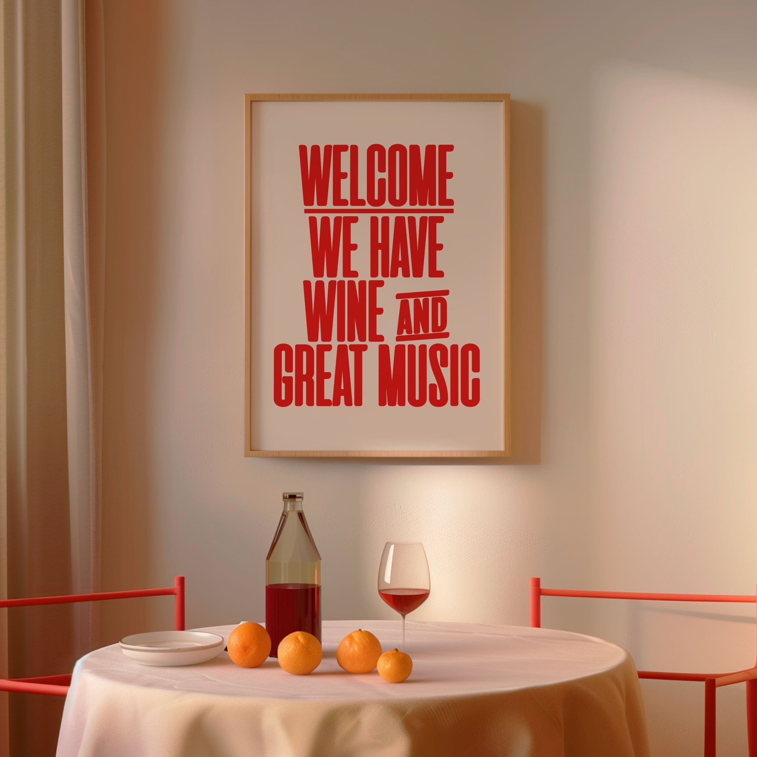 Welcome We Have Wine