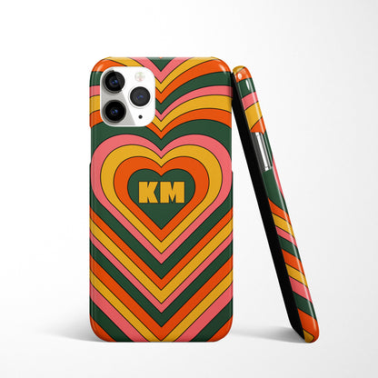 Heart Initial Phone Case