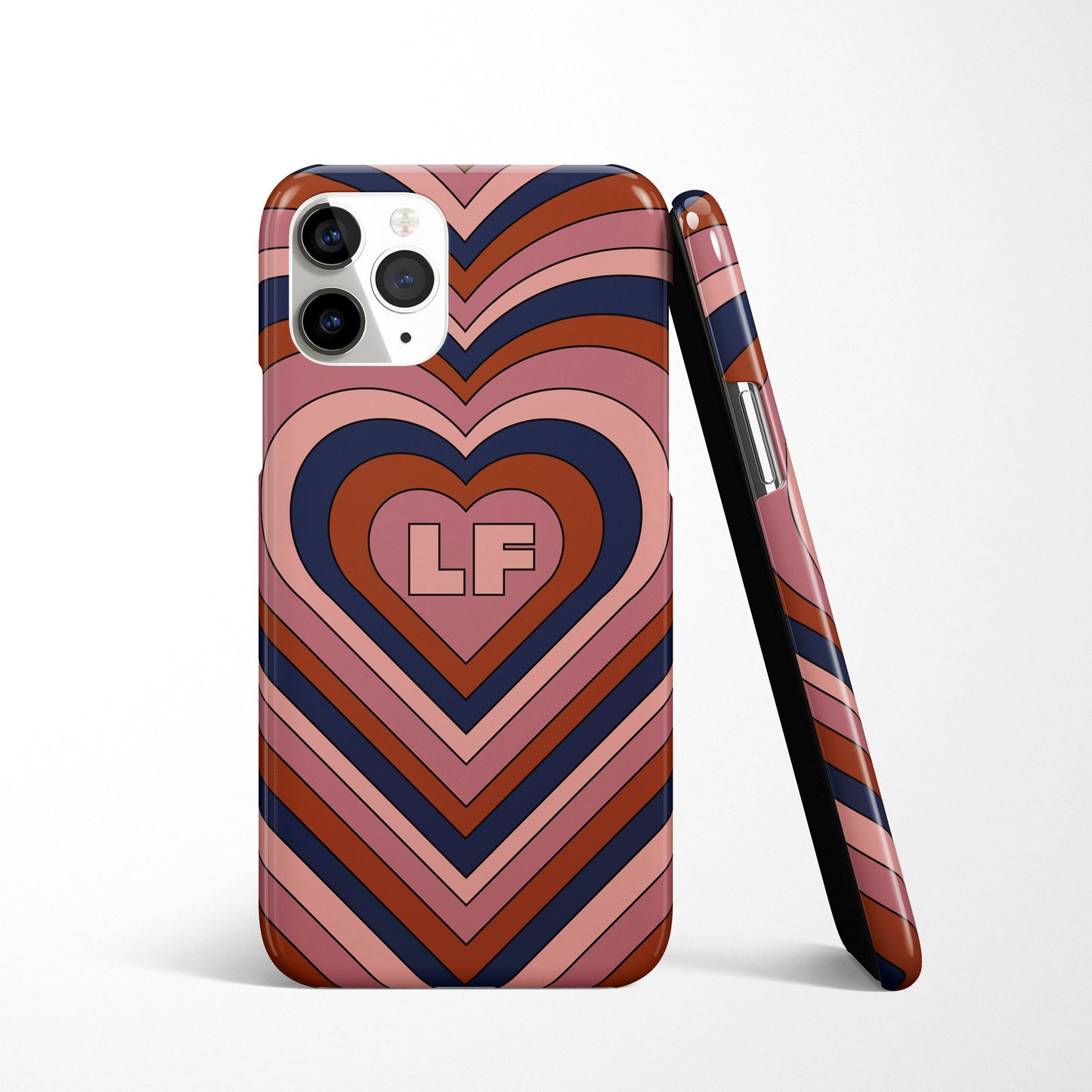 Heart Initial Phone Case