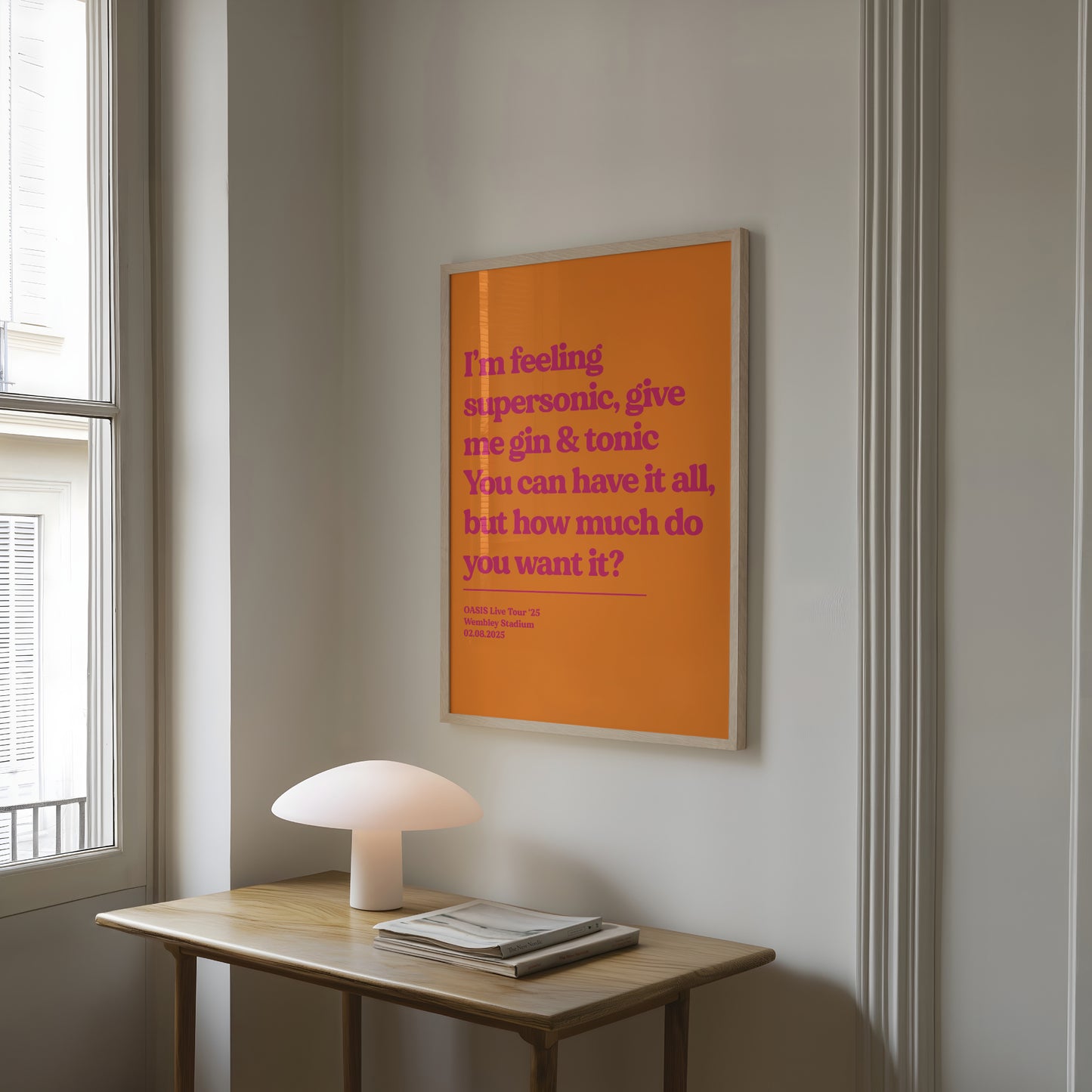 Personalised Lyric Print