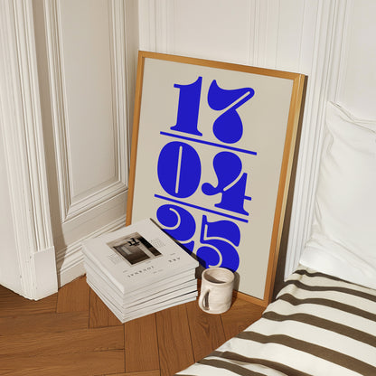 Personalised Date Print