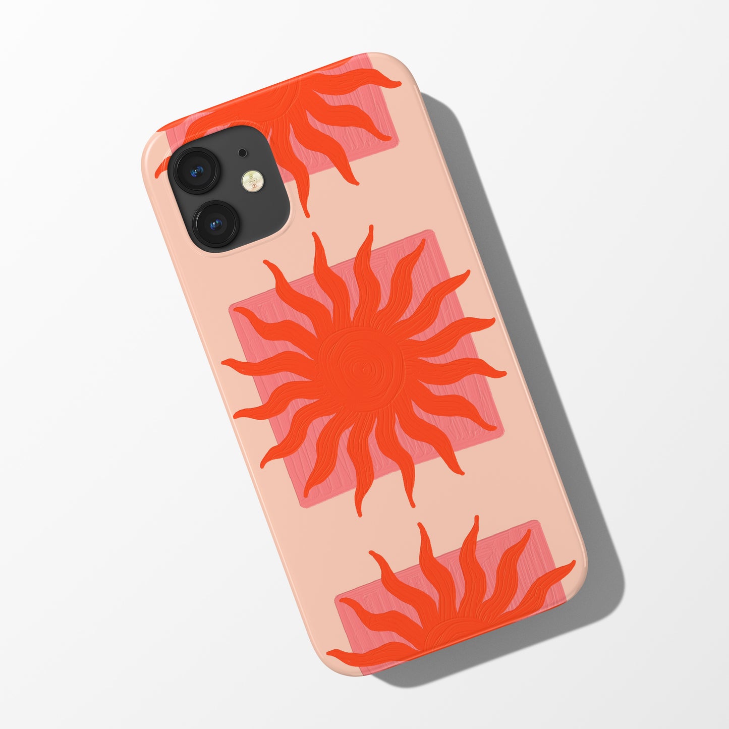Sun Oil Print Phone Case