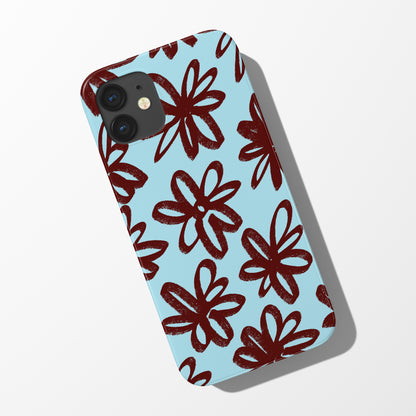 Daisy Scribble Phone Case