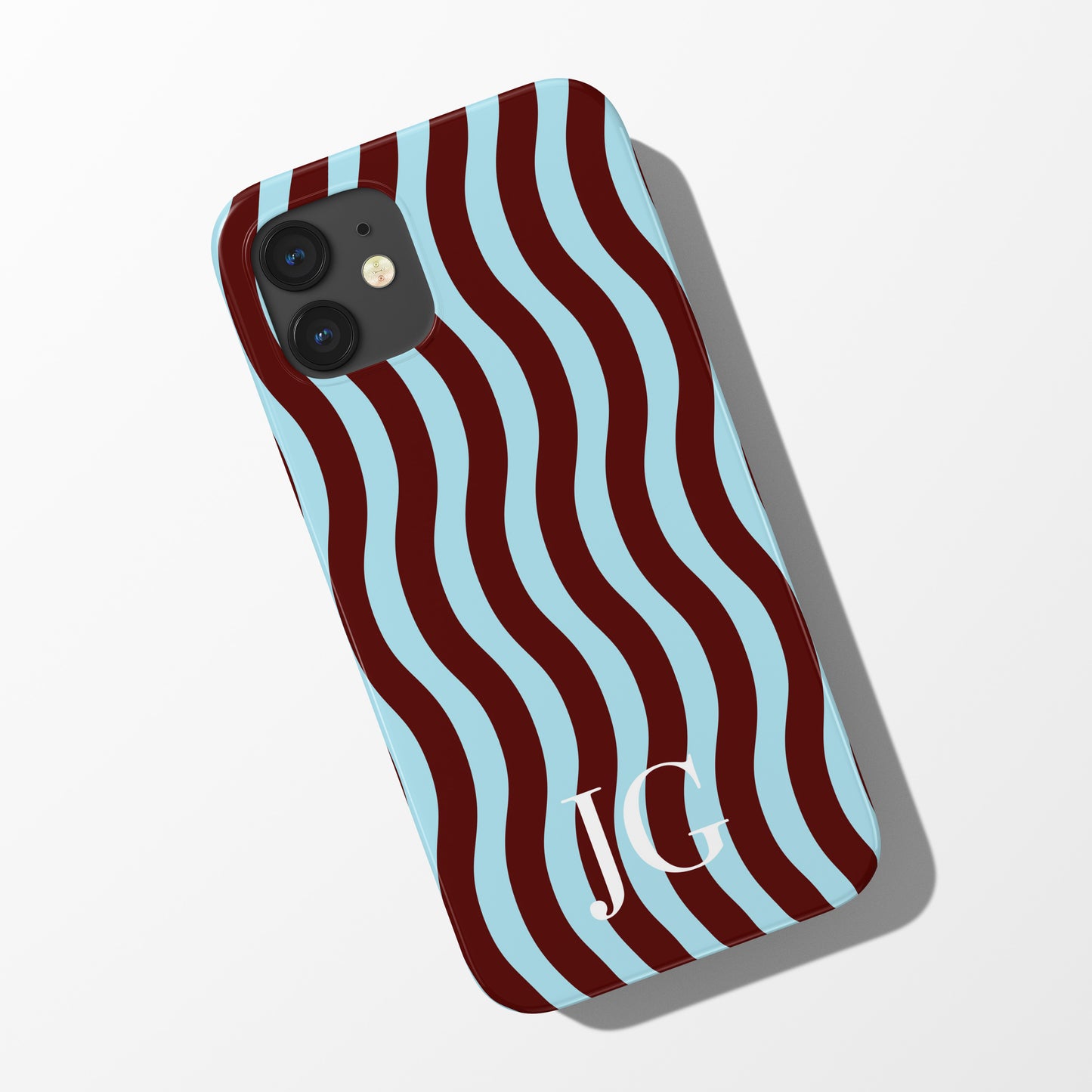Wavy Initial Phone Case