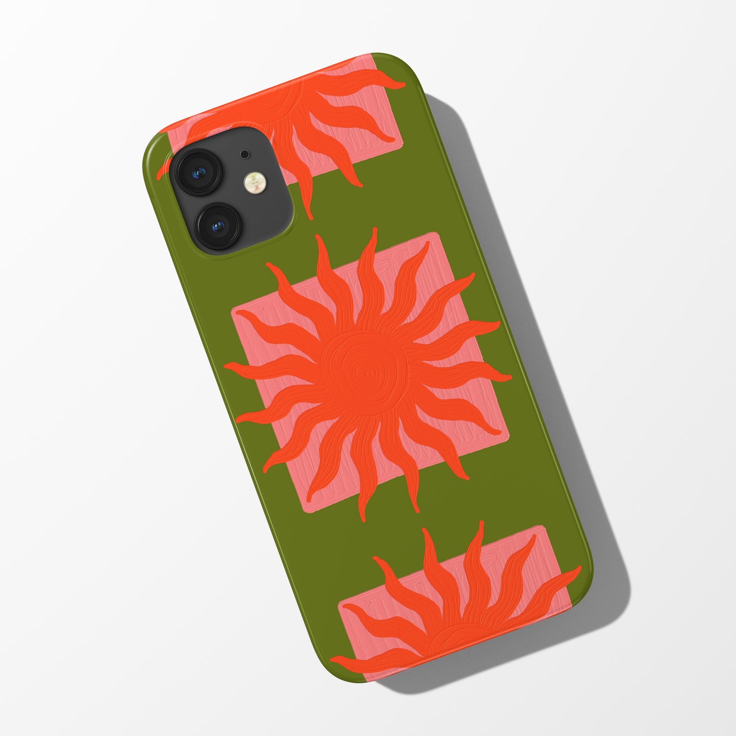 Sun Oil Print Phone Case