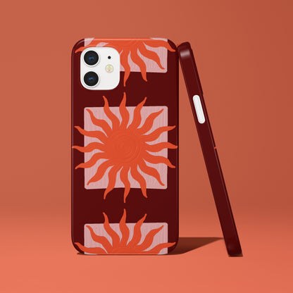 Sun Oil Print Phone Case
