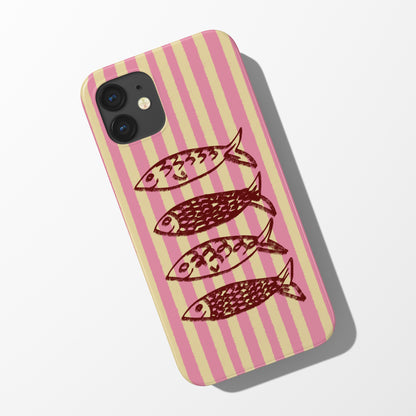 Sardines Print Phone Case