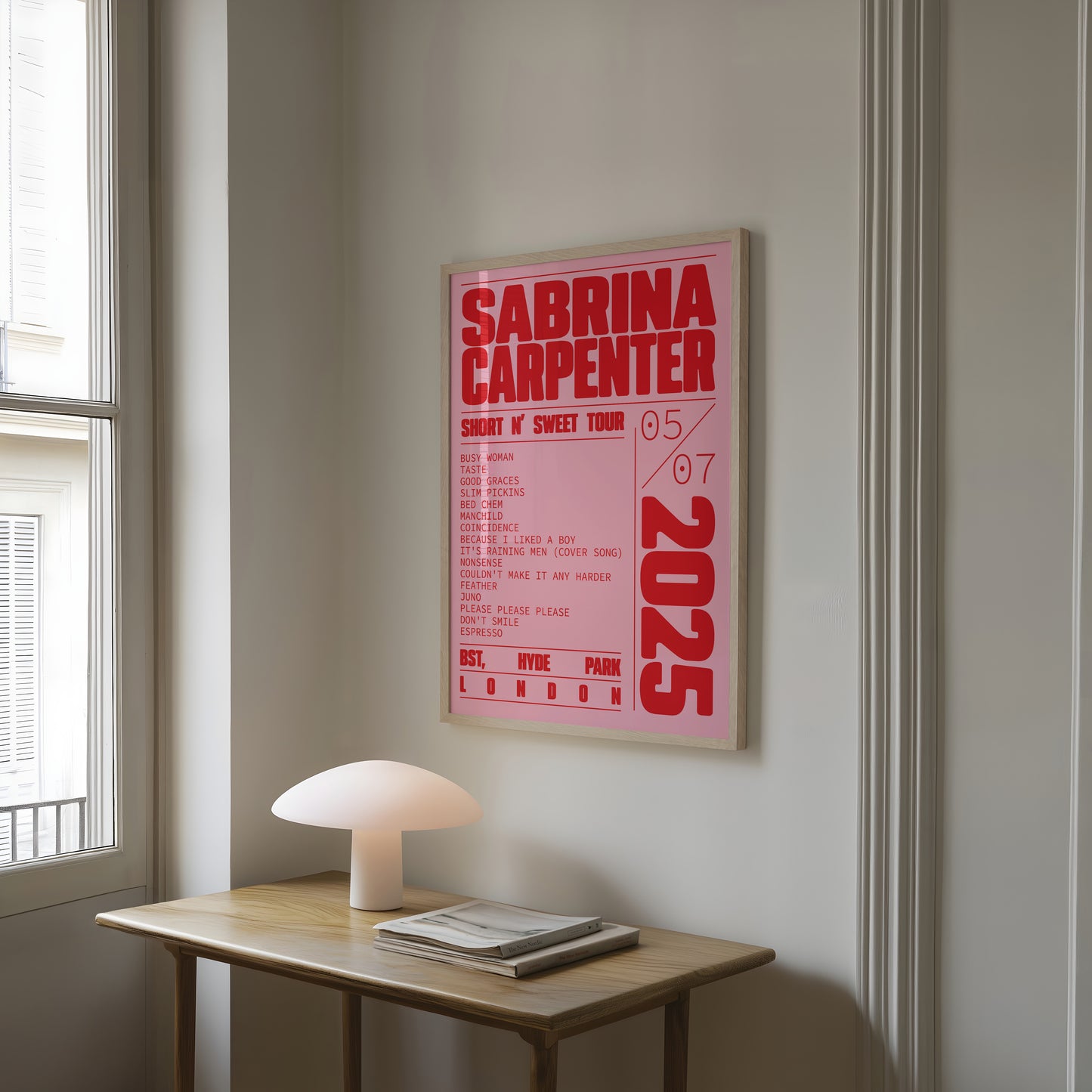 Custom Gig Poster (Framed)