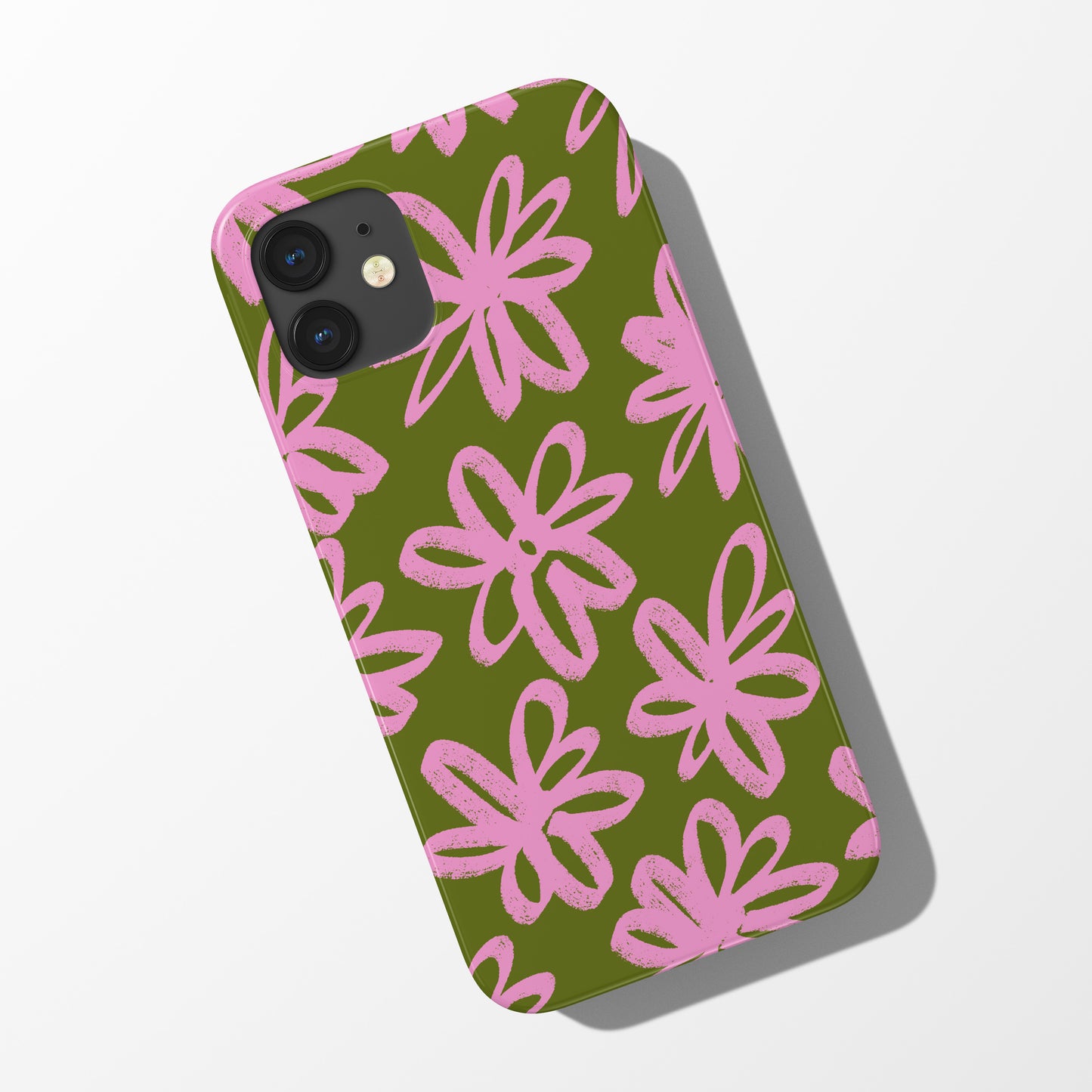 Daisy Scribble Phone Case