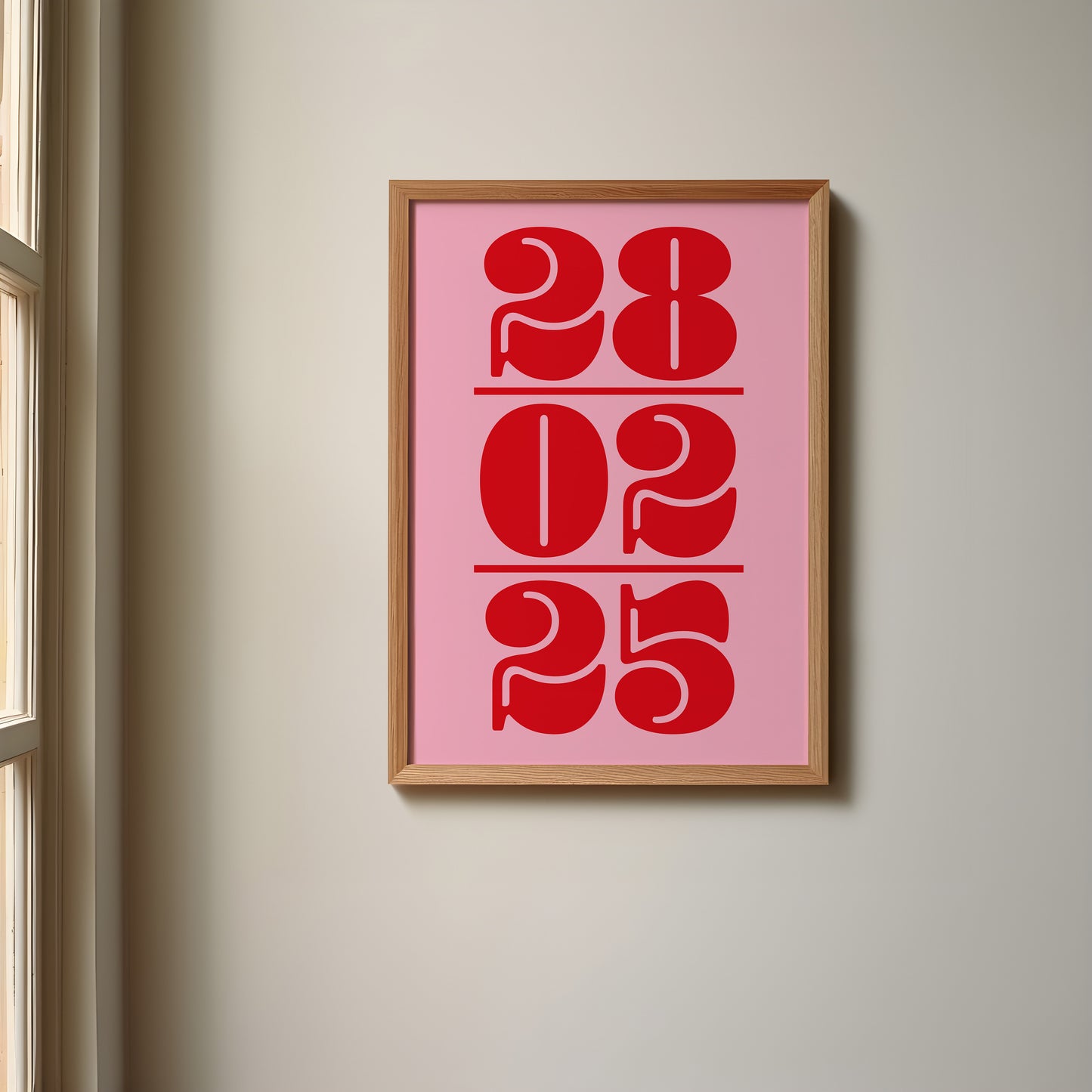 Personalised Date Print