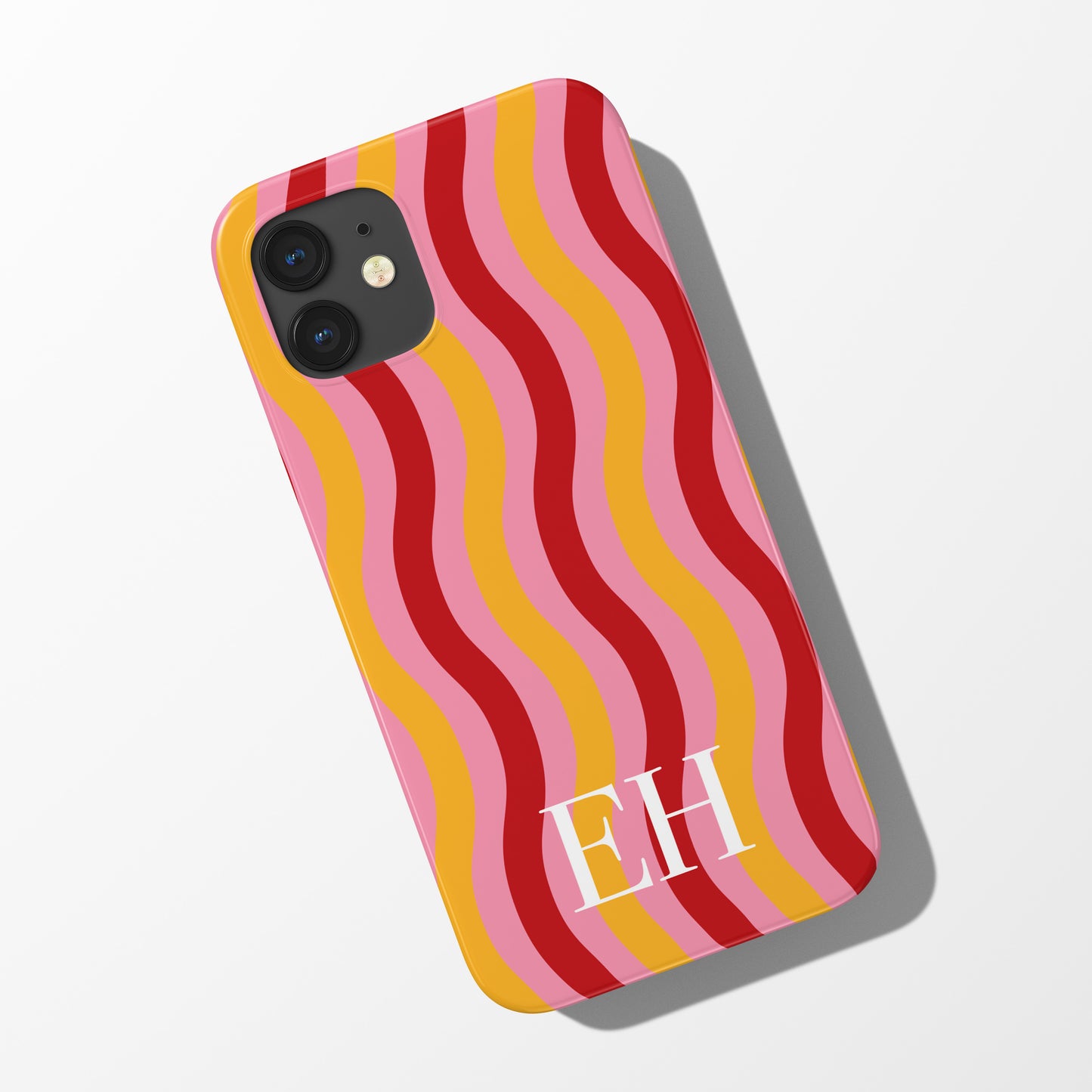 Wavy Initial Phone Case