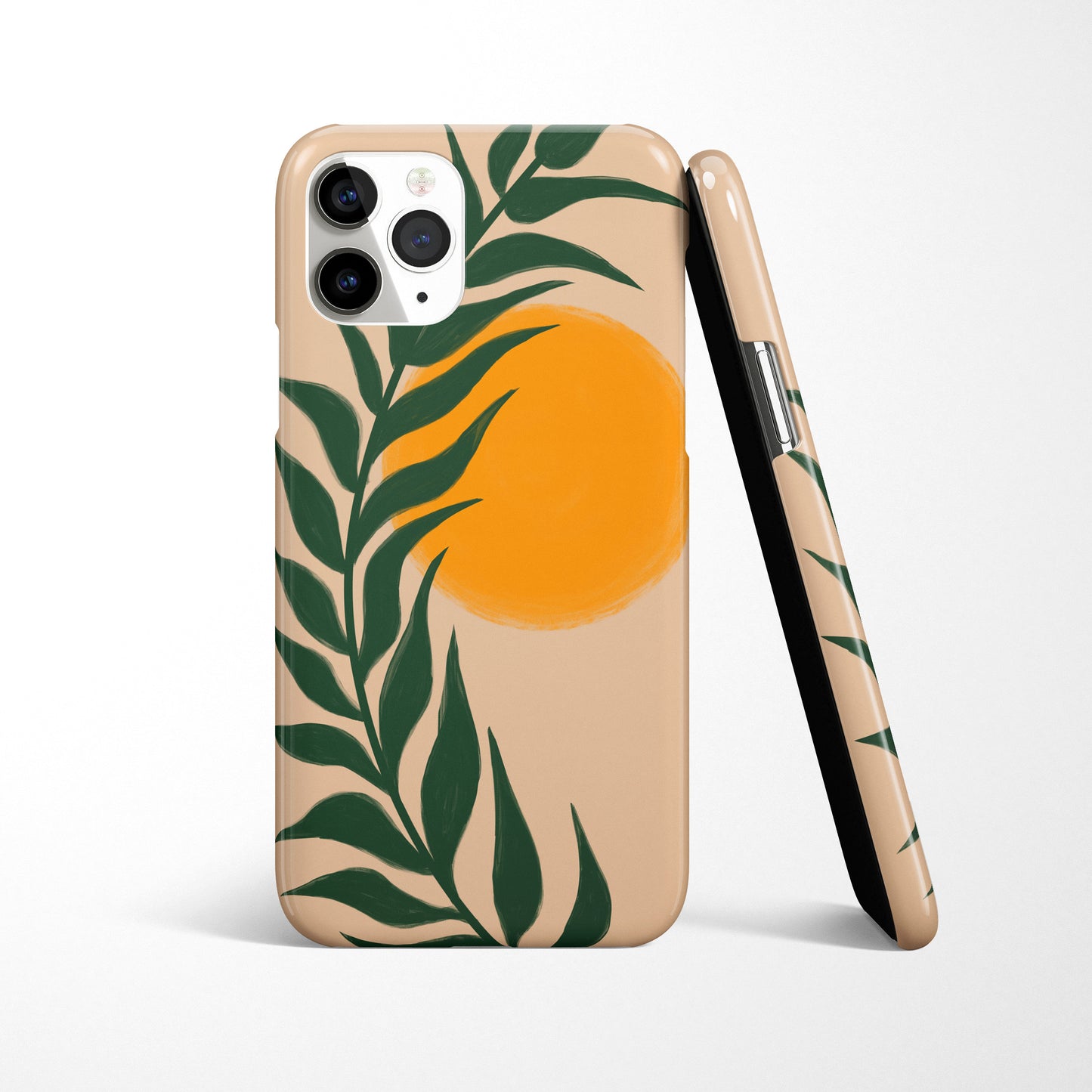 Boho Sun & Leaf Phone Case