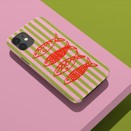 Sardines Print Phone Case