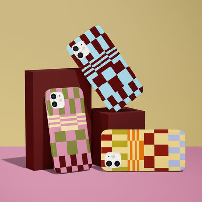 Funky Check Phone Case