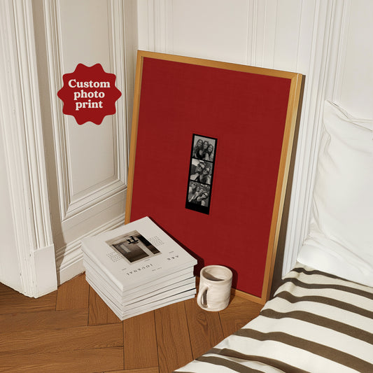 Personalised Textured effect Photo Print