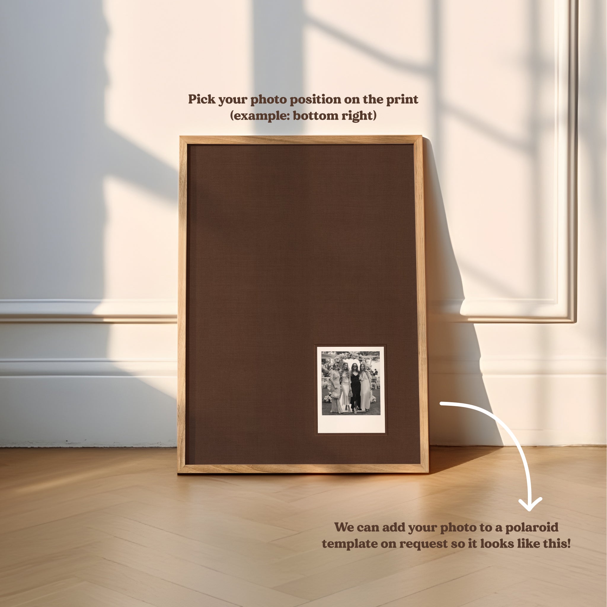 Personalised Textured effect Photo Print