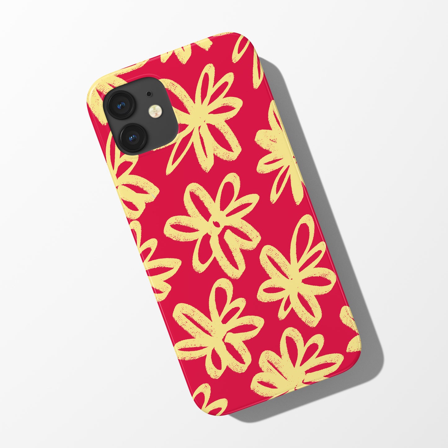 Daisy Scribble Phone Case