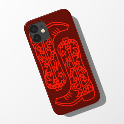Cow Boy Boots Phone Case