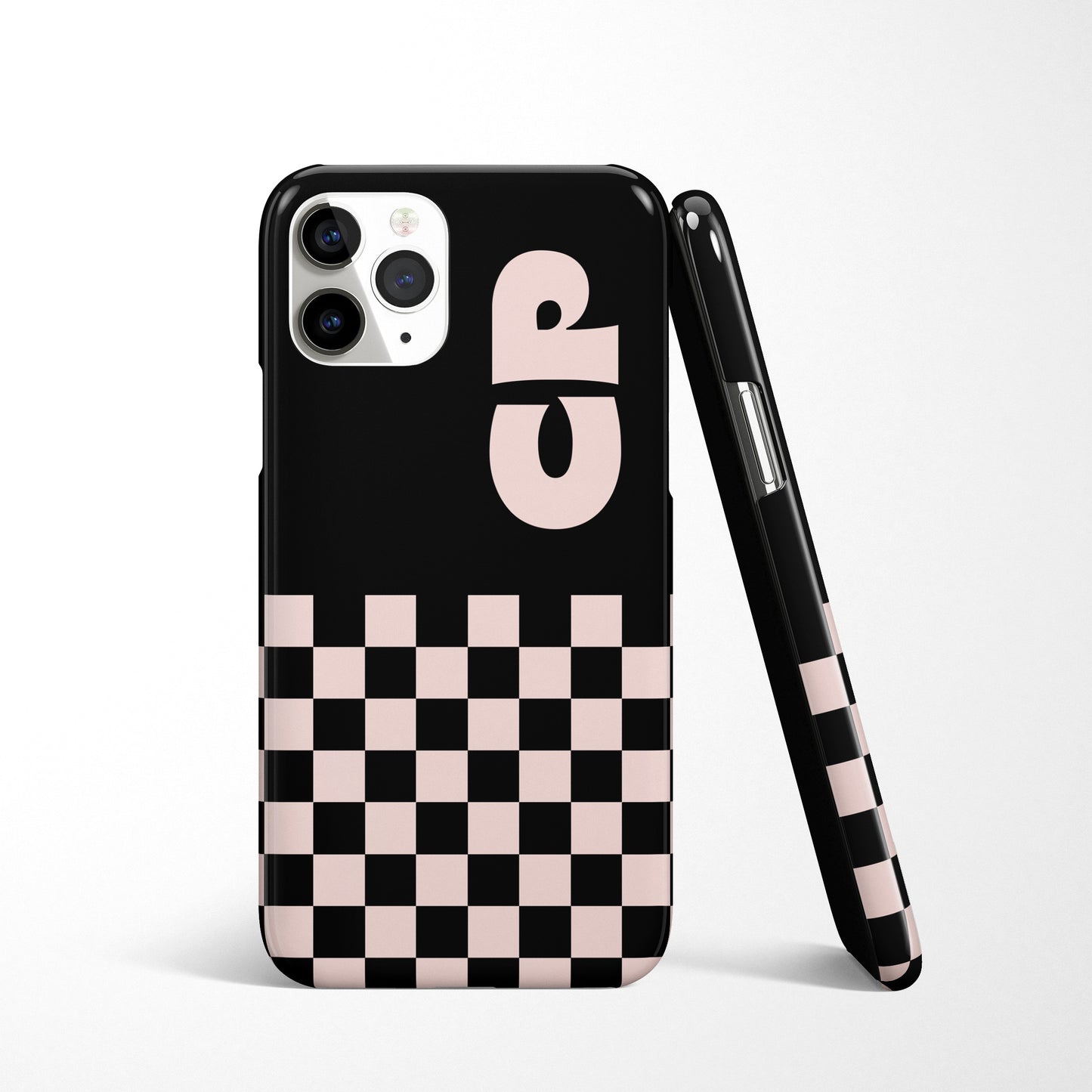 Check Initial Phone Case