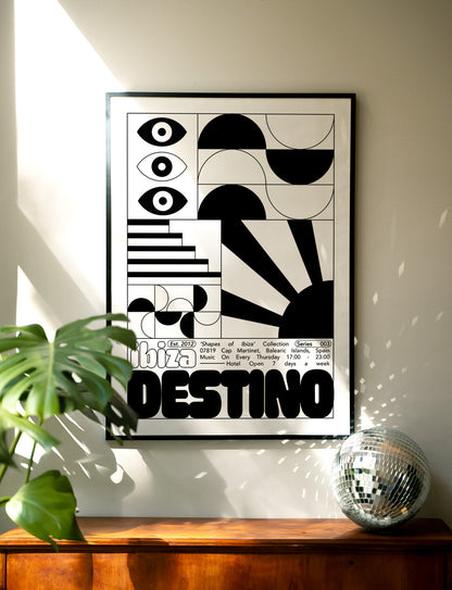 Destino Ibiza Print