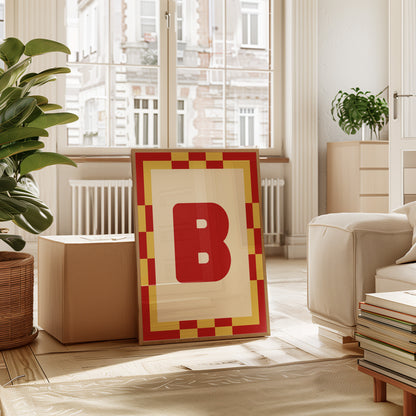 Custom Letter Initial Print (Unframed)