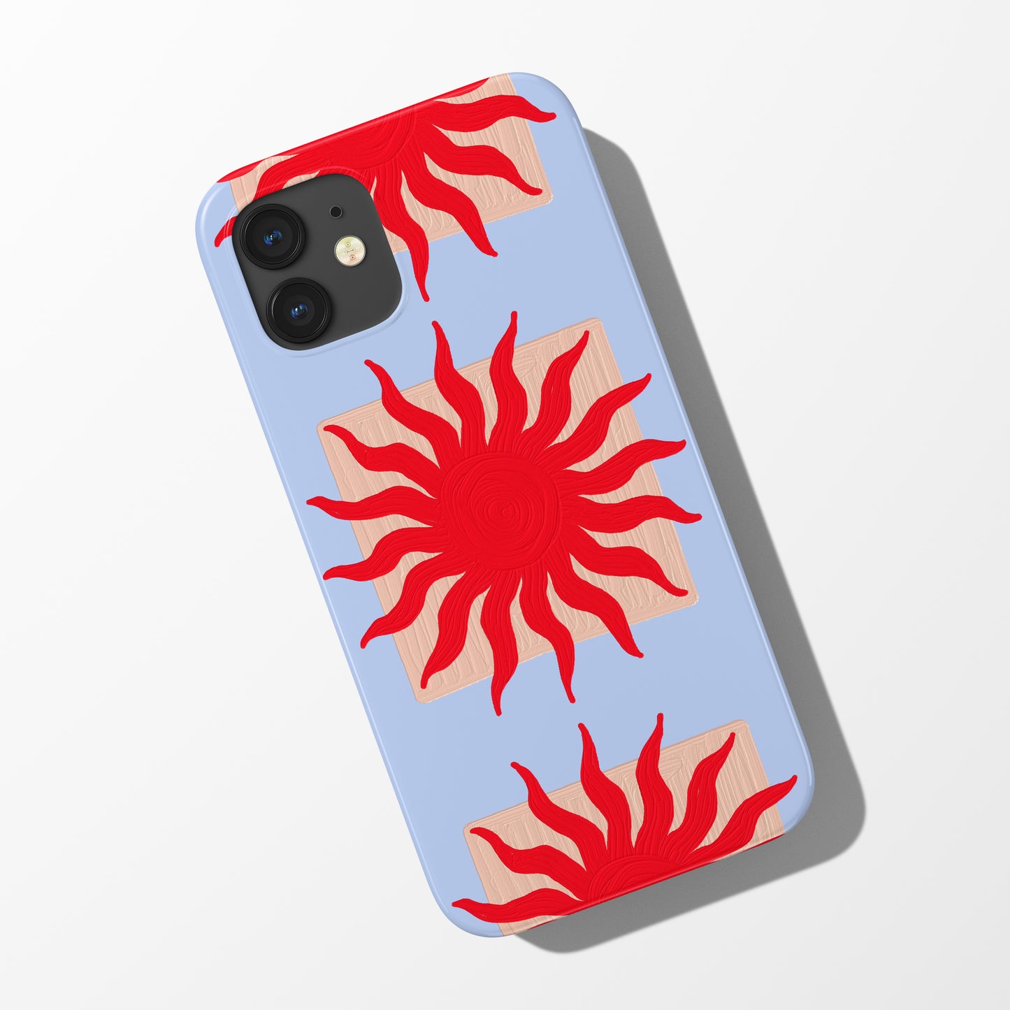 Sun Oil Print Phone Case