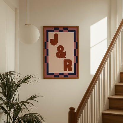 Custom Letter Initial Print (Unframed)