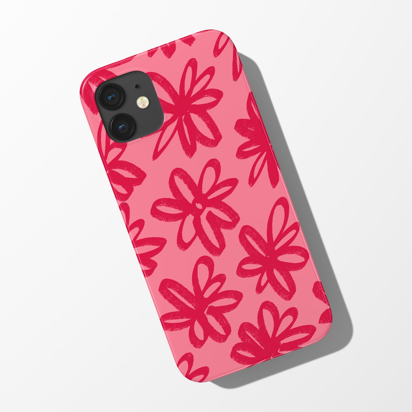Daisy Scribble Phone Case