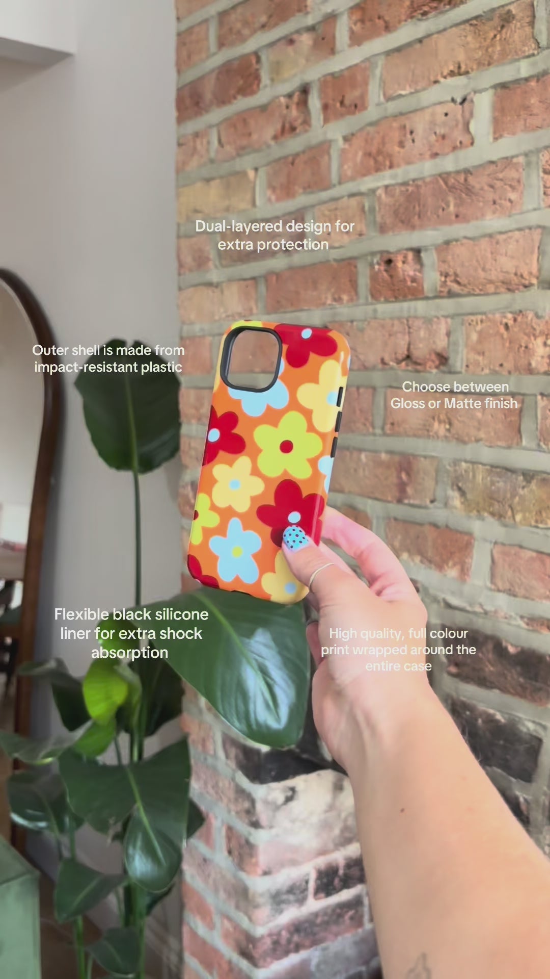 Blob Print Phone Case