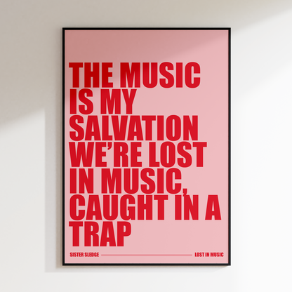 Add Your Own Lyrics Print