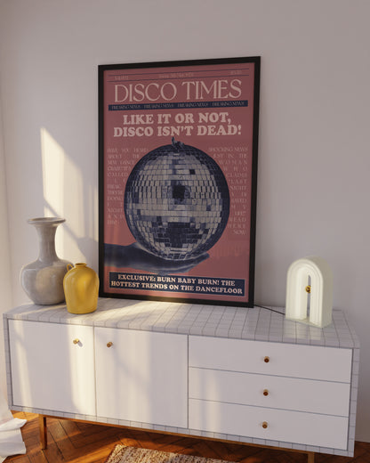 Disco Times Newspaper 'Disco Isn't Dead!'
