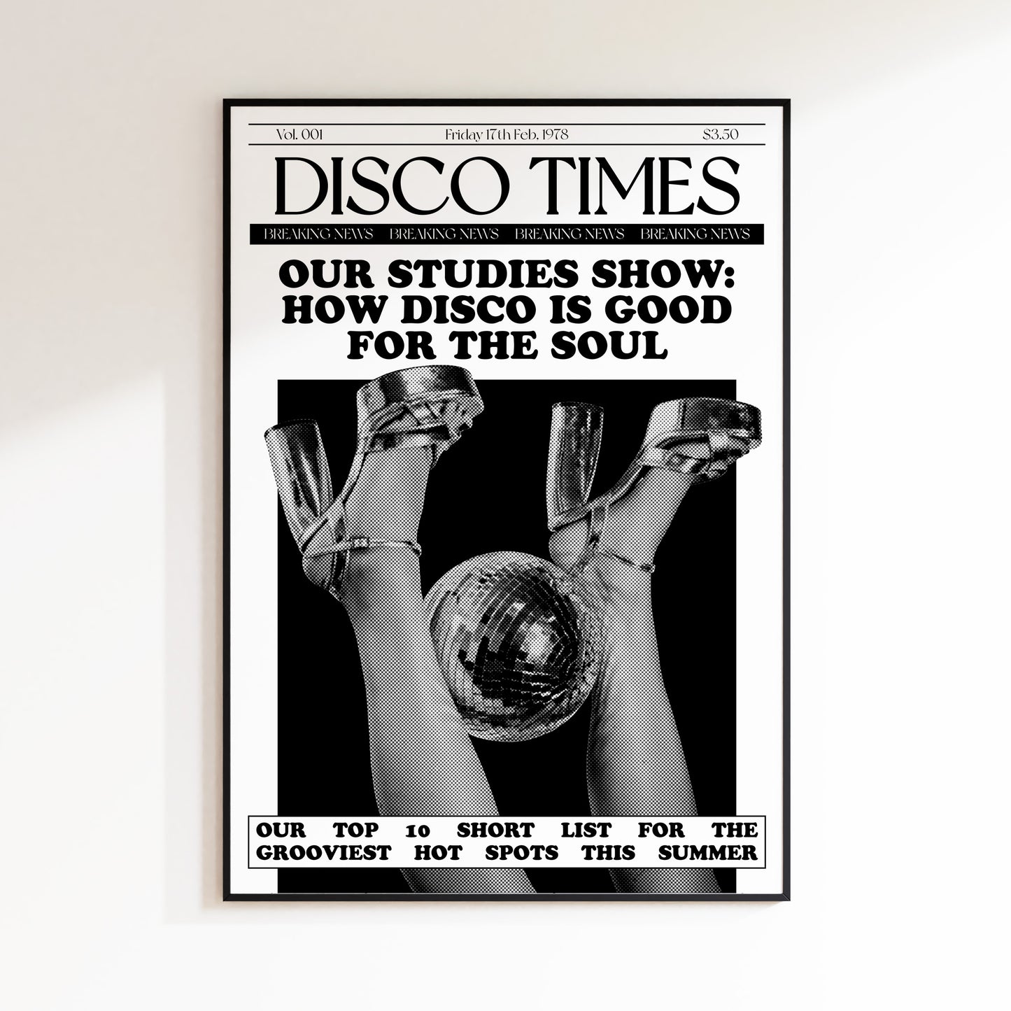 Disco Times Newspaper 'Our studies show'