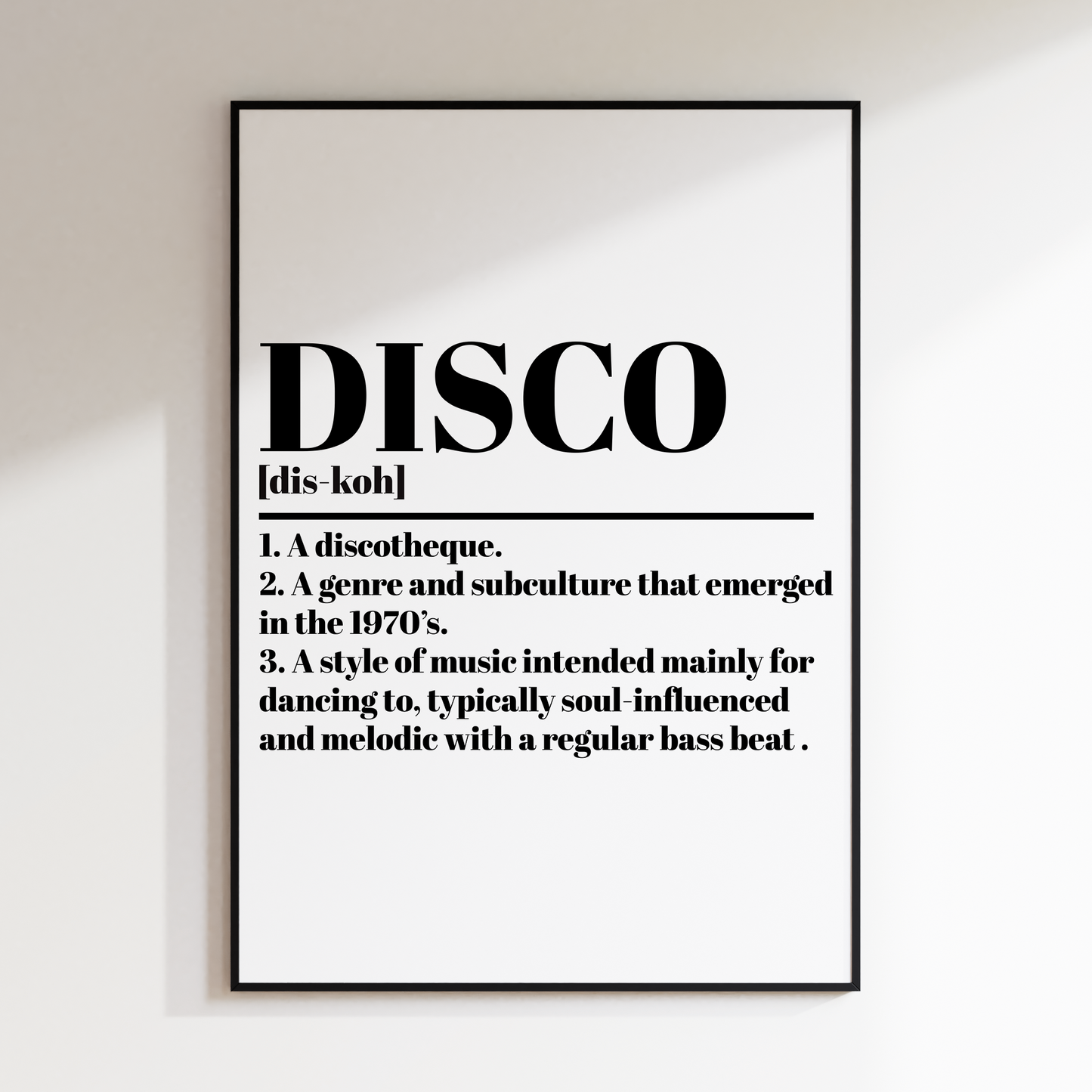 Dictionary: DISCO