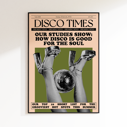 Disco Times Newspaper 'Our studies show'